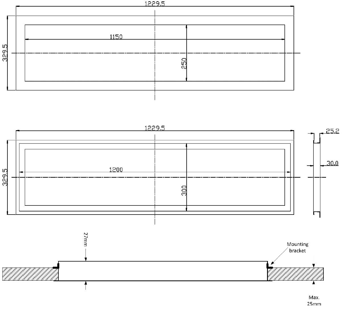 Dimensions